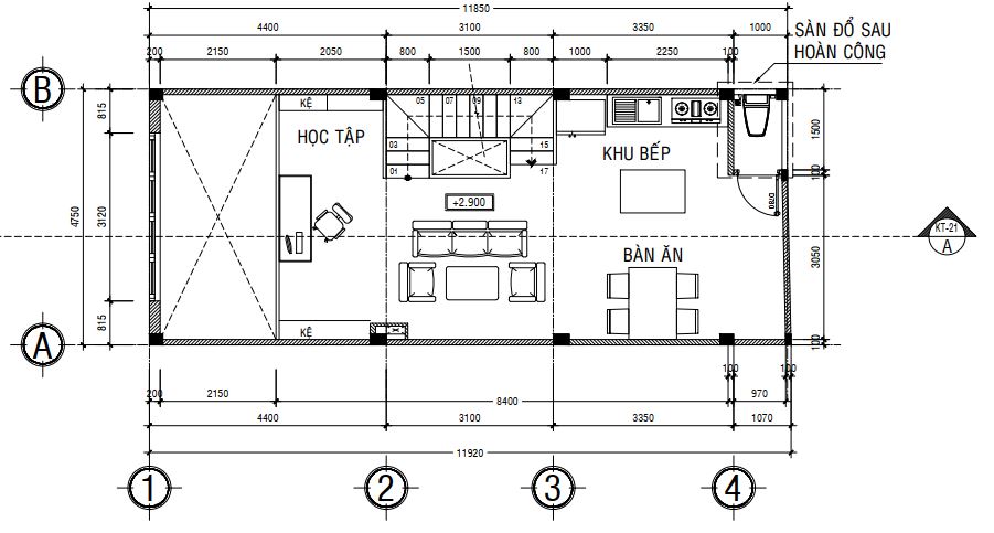 Quy Định Về Diện Tích Tầng Lửng Cho Nhà Phố bạn cần biết